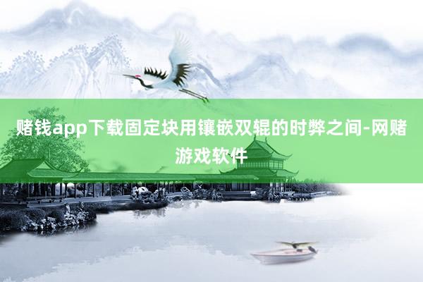 赌钱app下载固定块用镶嵌双辊的时弊之间-网赌游戏软件