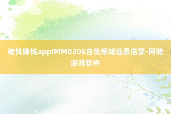 赌钱赚钱appIMM0306自免领域远景浩繁-网赌游戏软件