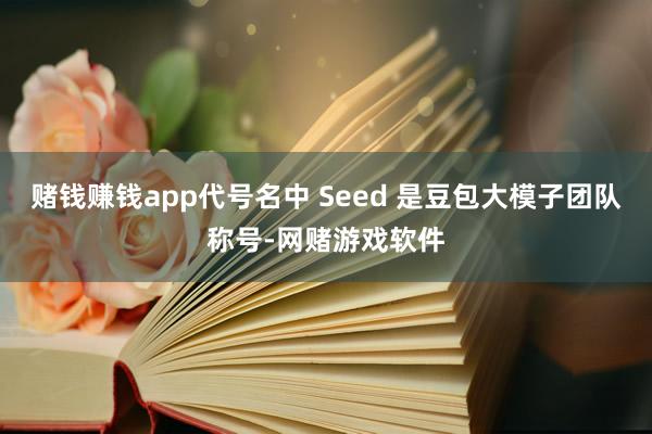 赌钱赚钱app代号名中 Seed 是豆包大模子团队称号-网赌游戏软件