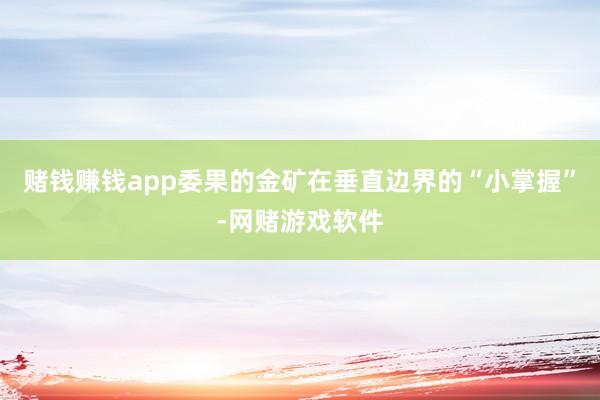 赌钱赚钱app委果的金矿在垂直边界的“小掌握”-网赌游戏软件