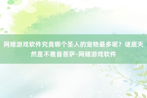 网赌游戏软件究竟哪个圣人的宠物最多呢？谜底天然是不雅音菩萨-网赌游戏软件